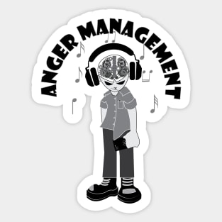 Anger management Sticker